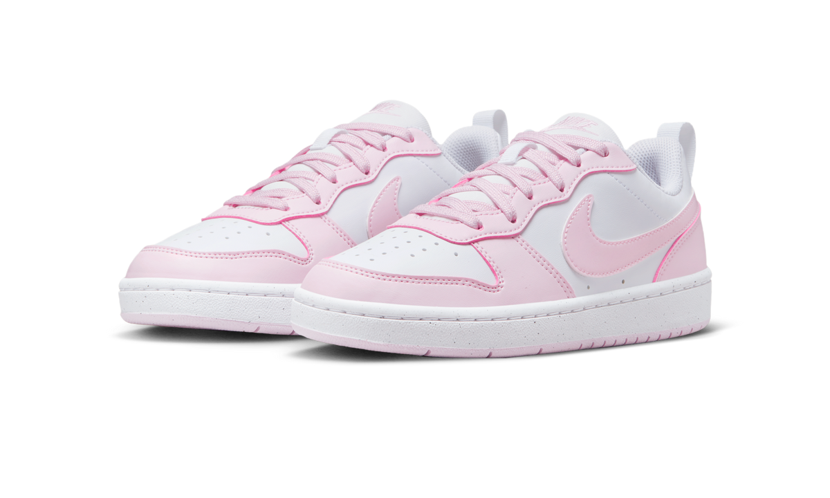 Overkicks - Nike Court Borough Low Recraft Pink Foam White (GS) (DV5456-105) - imagen 2