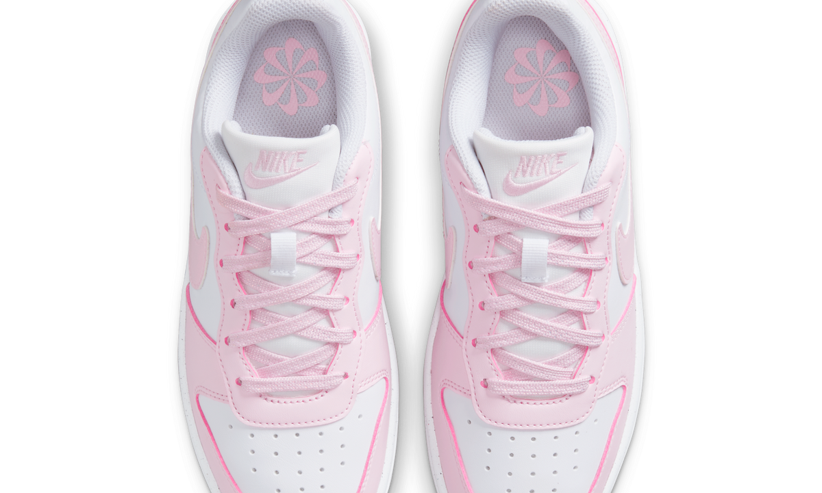 Overkicks - Nike Court Borough Low Recraft Pink Foam White (GS) (DV5456-105) - imagen 5