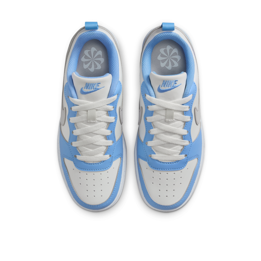 Overkicks - Nike Court Borough Low Recraft Summit White Cobalt Pulse White Vast Grey (GS) (DV5456-128) - imagen 3