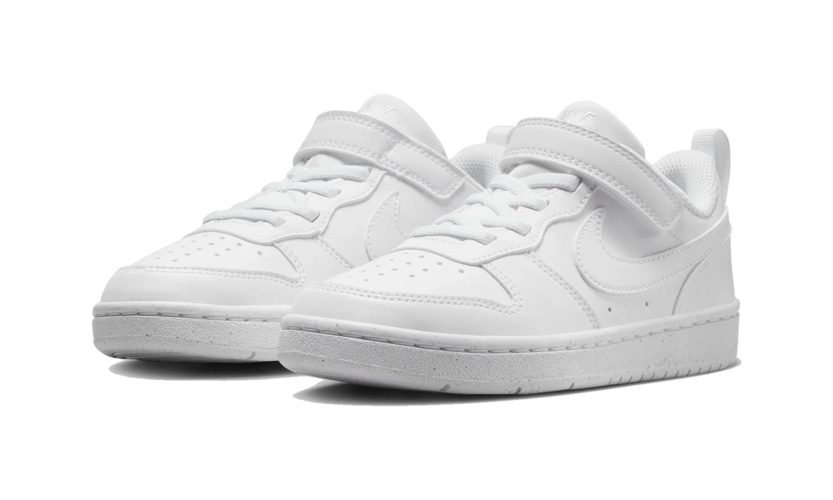 Overkicks - Nike Court Borough Low Recraft Triple White (PS) (DV5457-106) - imagen 2