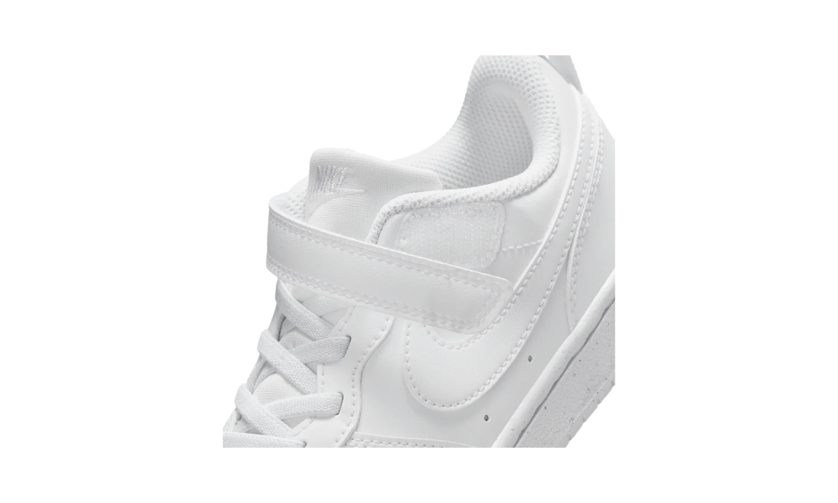 Overkicks - Nike Court Borough Low Recraft Triple White (PS) (DV5457-106) - imagen 9