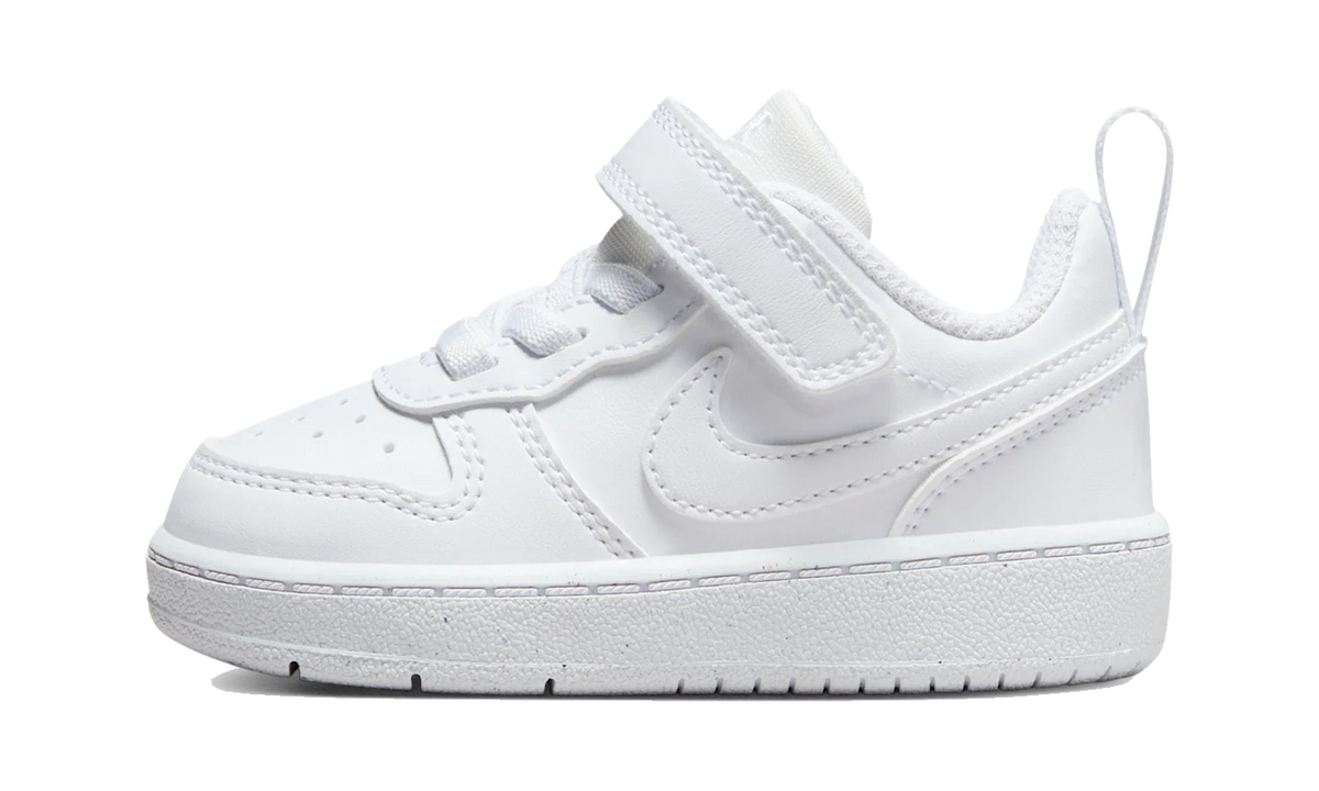 Overkicks - Nike Court Borough Low Recraft Triple White (TD) (DV5458-106) - vista lateral