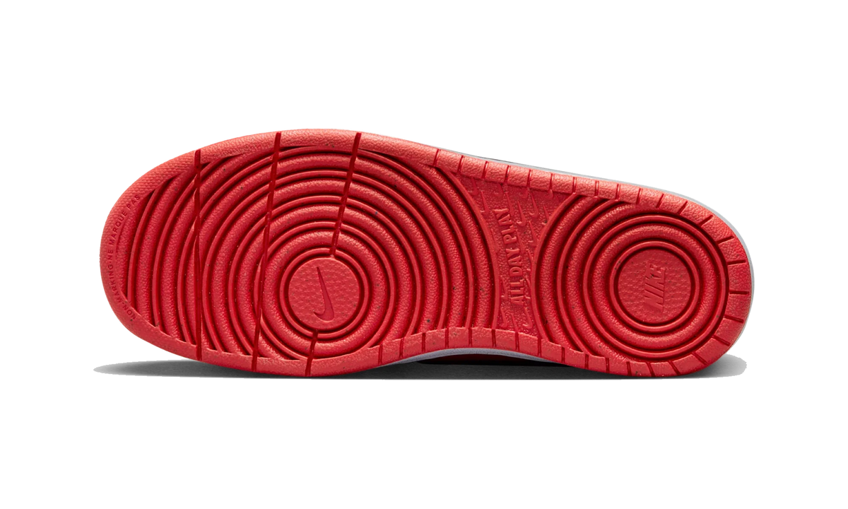 Overkicks - Nike Court Borough Low Recraft University Red Black (GS) (DV5456-600) - imagen 3