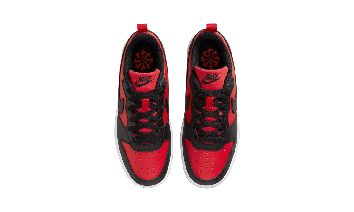 Overkicks - Nike Court Borough Low Recraft University Red Black (GS) (DV5456-600) - imagen 5