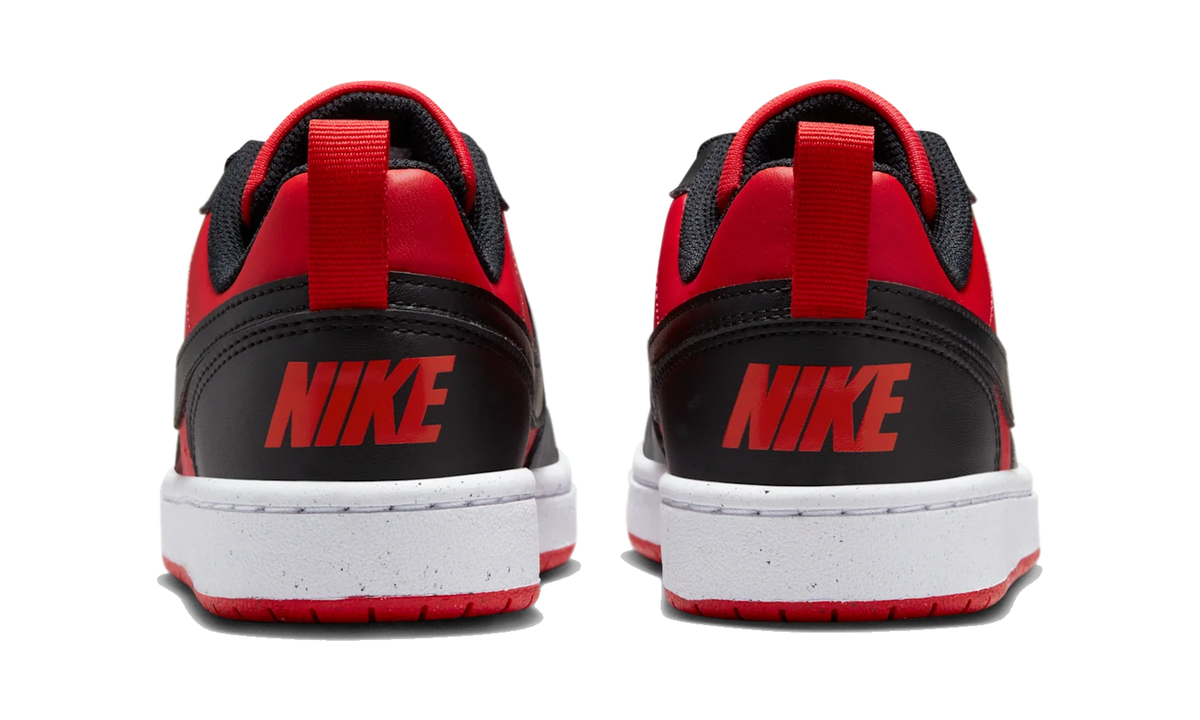 Overkicks - Nike Court Borough Low Recraft University Red Black (GS) (DV5456-600) - imagen 6