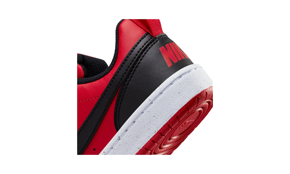 Overkicks - Nike Court Borough Low Recraft University Red Black (GS) (DV5456-600) - imagen 8