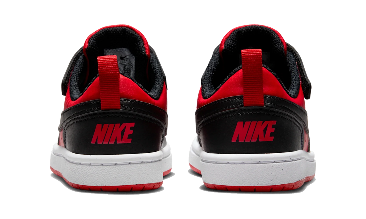 Overkicks - Nike Court Borough Low Recraft University Red Black (PS) (DV5457-600) - imagen 6