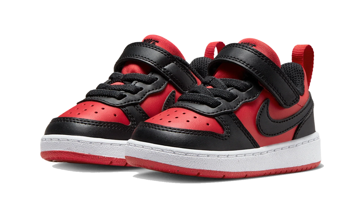 Overkicks - Nike Court Borough Low Recraft University Red Black (TD) (DV5458-600) - imagen 2