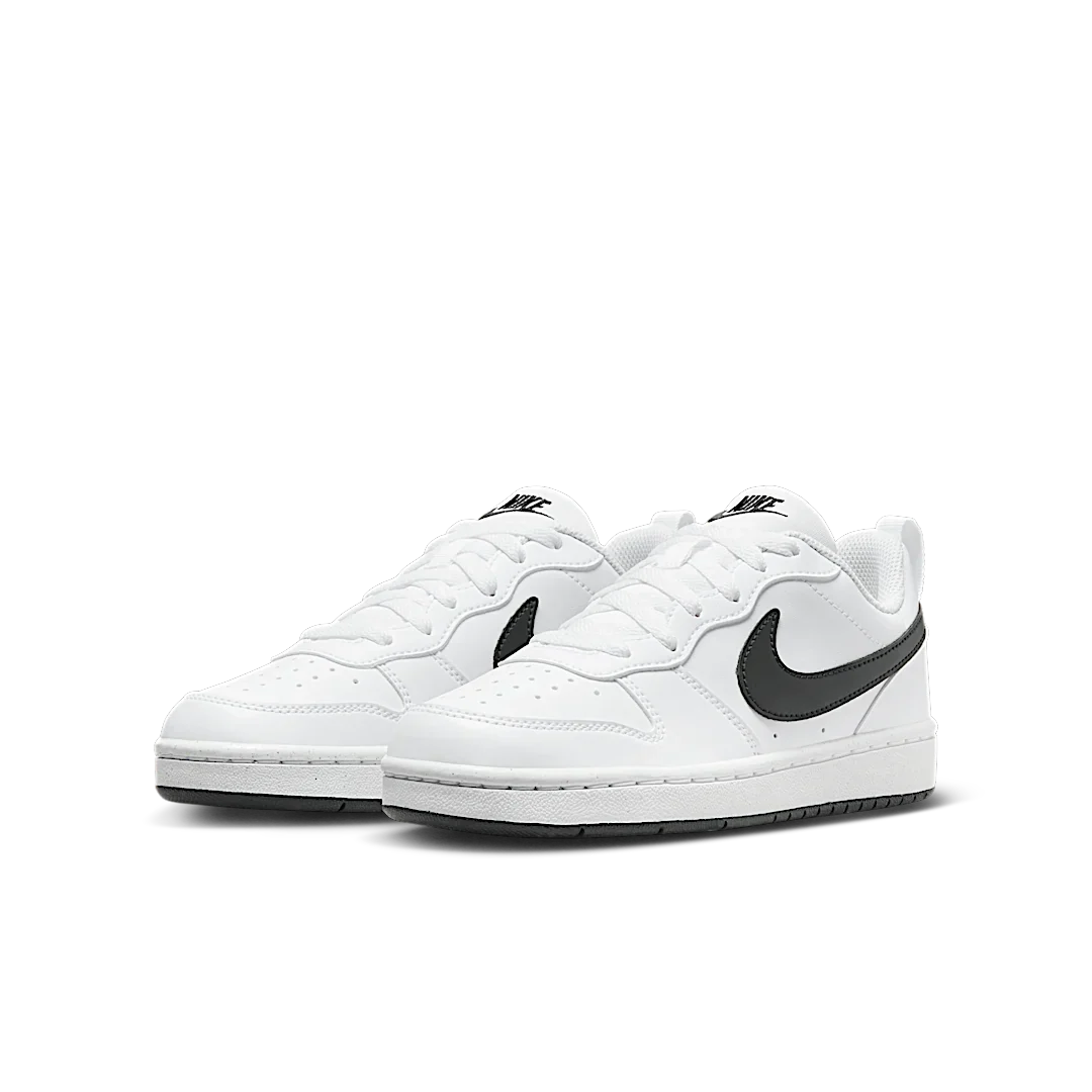 Overkicks - Nike Court Borough Low Recraft White Black (GS) (DV5456-104) - imagen 2