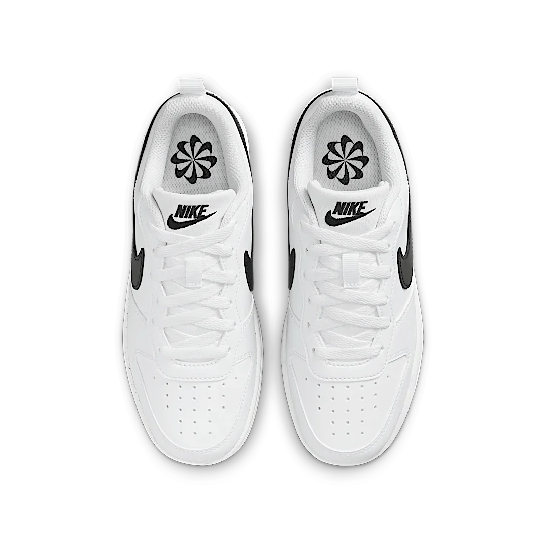 Overkicks - Nike Court Borough Low Recraft White Black (GS) (DV5456-104) - imagen 3