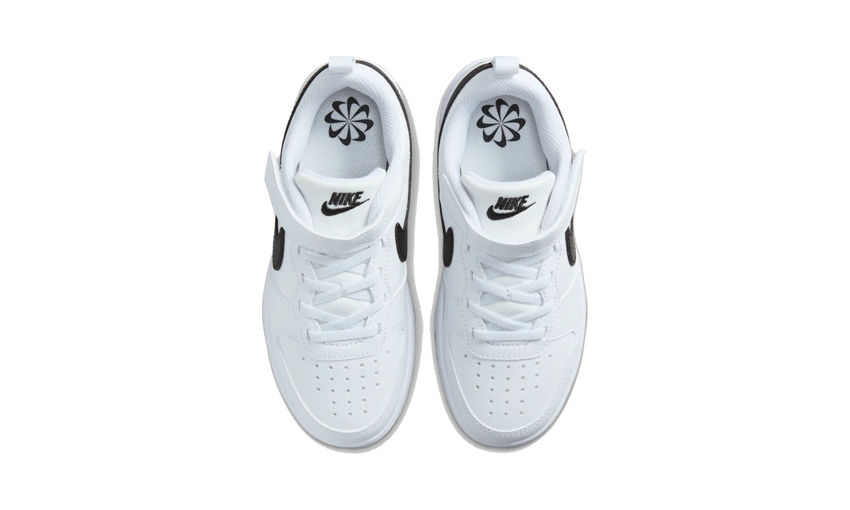 Overkicks - Nike Court Borough Low Recraft White Black (PS) (DV5457-104) - imagen 5