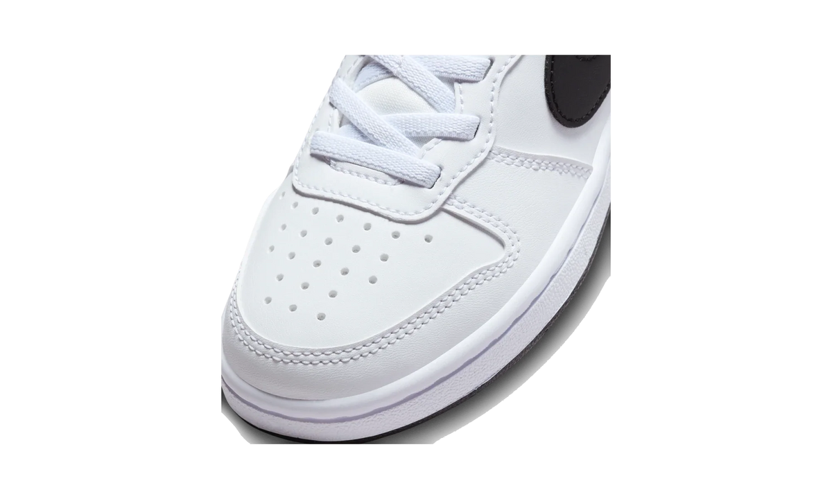Overkicks - Nike Court Borough Low Recraft White Black (PS) (DV5457-104) - imagen 7