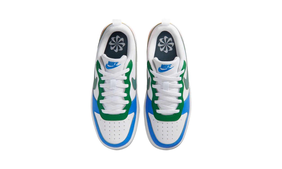 Overkicks - Nike Court Borough Low Recraft White Malachite Blue Crystal Mineral Slate (GS) (DV5456-140) - imagen 5