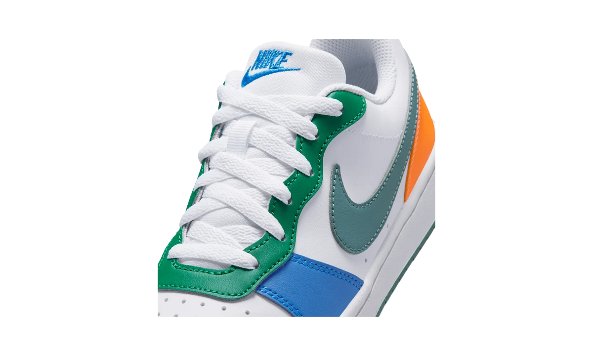 Overkicks - Nike Court Borough Low Recraft White Malachite Blue Crystal Mineral Slate (GS) (DV5456-140) - imagen 7