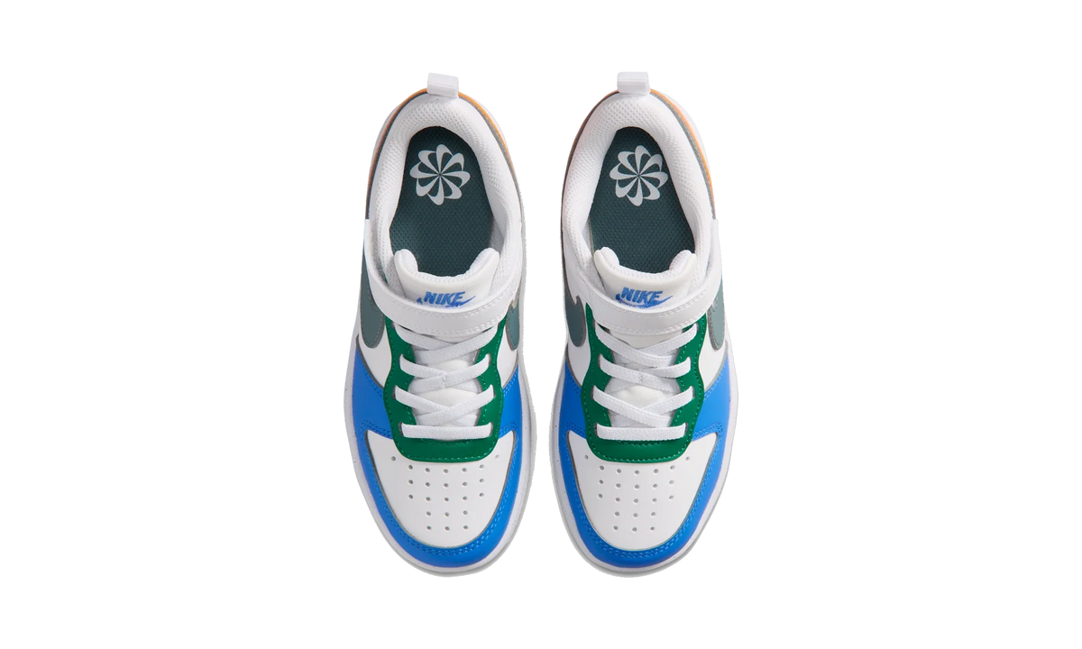 Overkicks - Nike Court Borough Low Recraft White Malachite Blue Crystal Mineral Slate (PS) (DV5457-140) - imagen 5