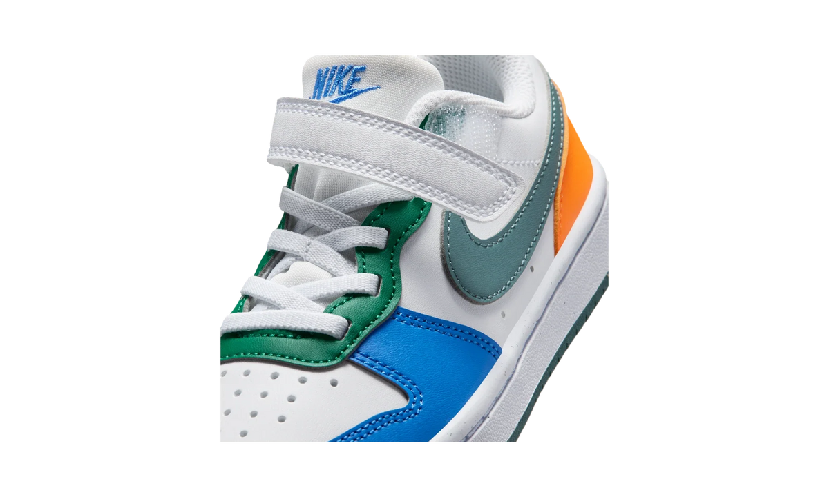 Overkicks - Nike Court Borough Low Recraft White Malachite Blue Crystal Mineral Slate (PS) (DV5457-140) - imagen 7