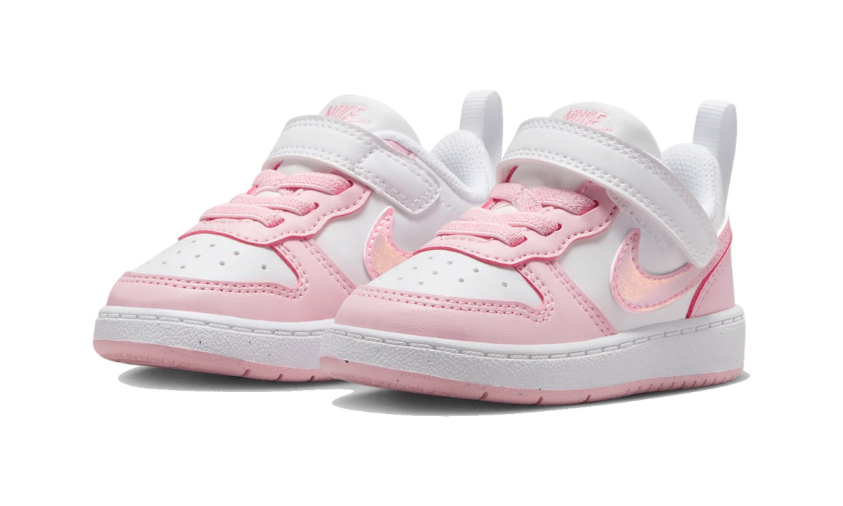 Overkicks - Nike Court Borough Low Recraft White Pink Foam (TD) (DV5458-105) - imagen 2