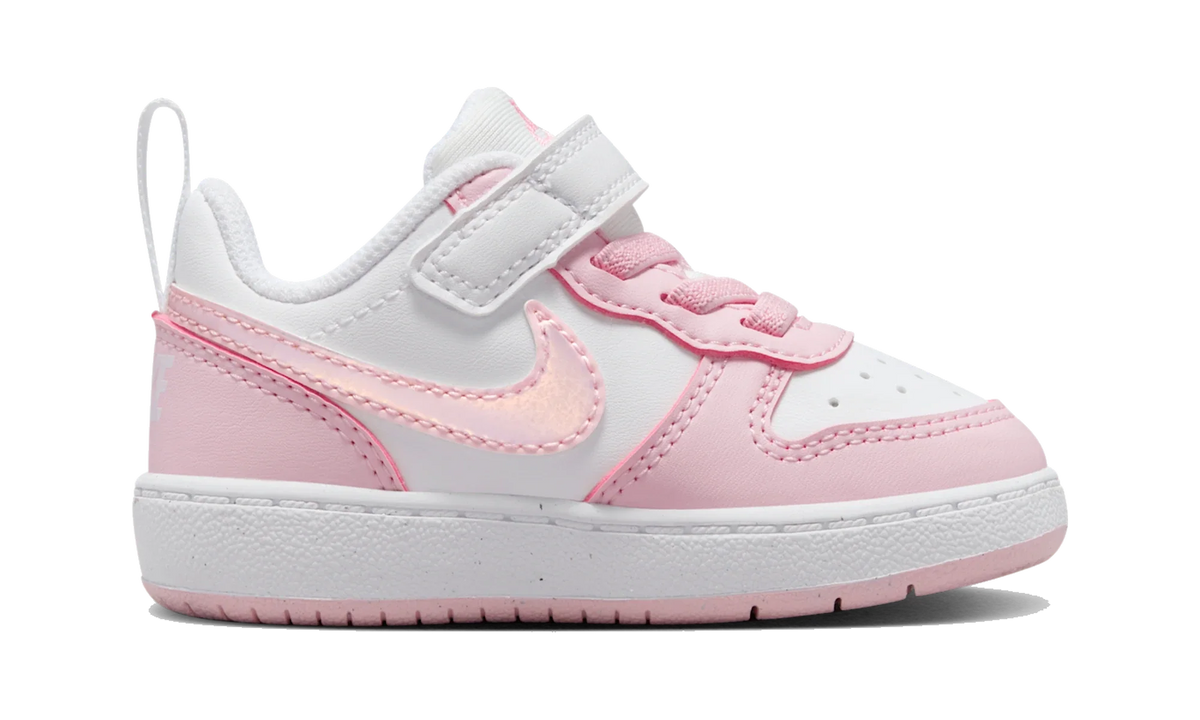 Overkicks - Nike Court Borough Low Recraft White Pink Foam (TD) (DV5458-105) - imagen 4