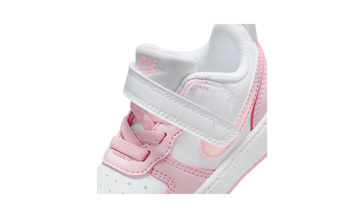 Overkicks - Nike Court Borough Low Recraft White Pink Foam (TD) (DV5458-105) - imagen 8