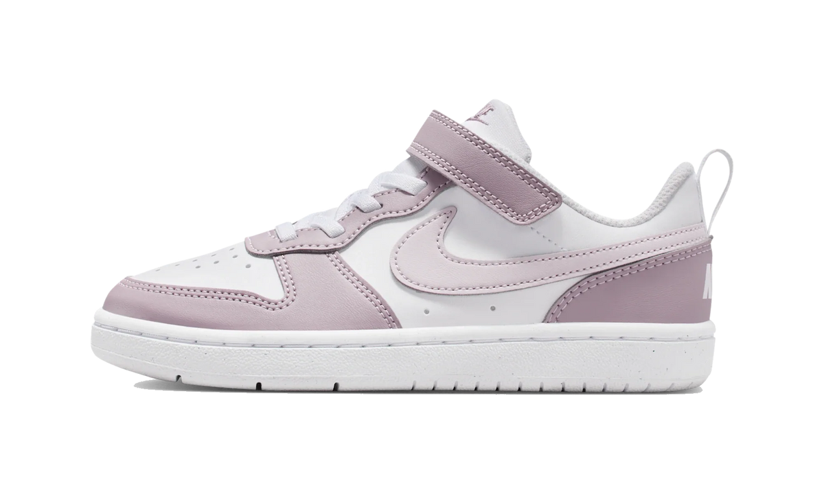 Overkicks - Nike Court Borough Low Recraft White Plum Fog Venice (PS) (DV5457-134) - vista lateral