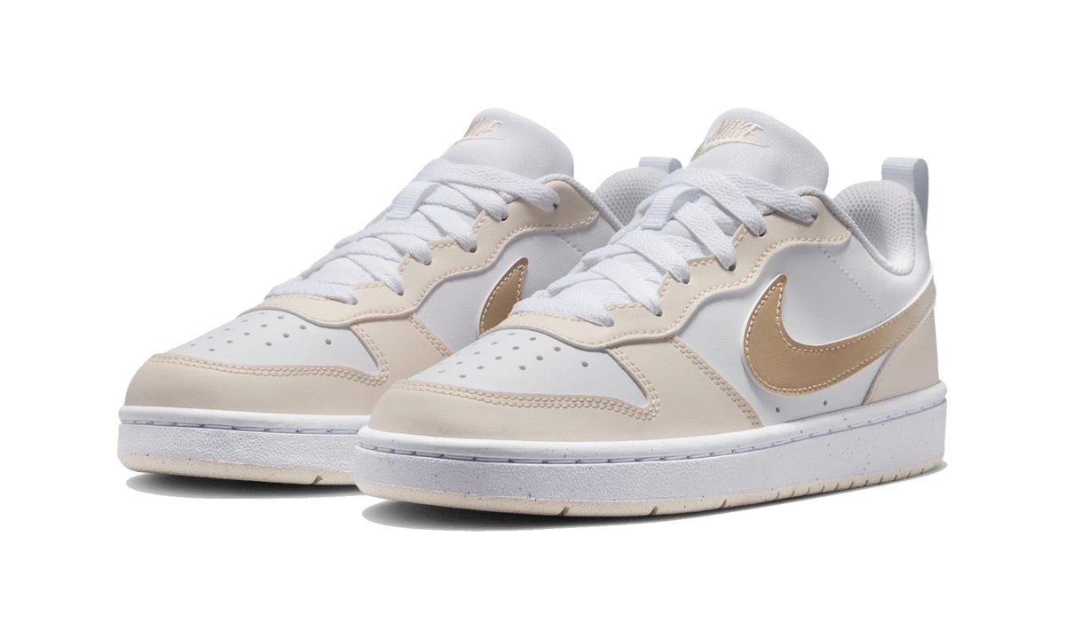 Overkicks - Nike Court Borough Low White Chalk Shimmer (GS) (IR5462-100) - imagen 2