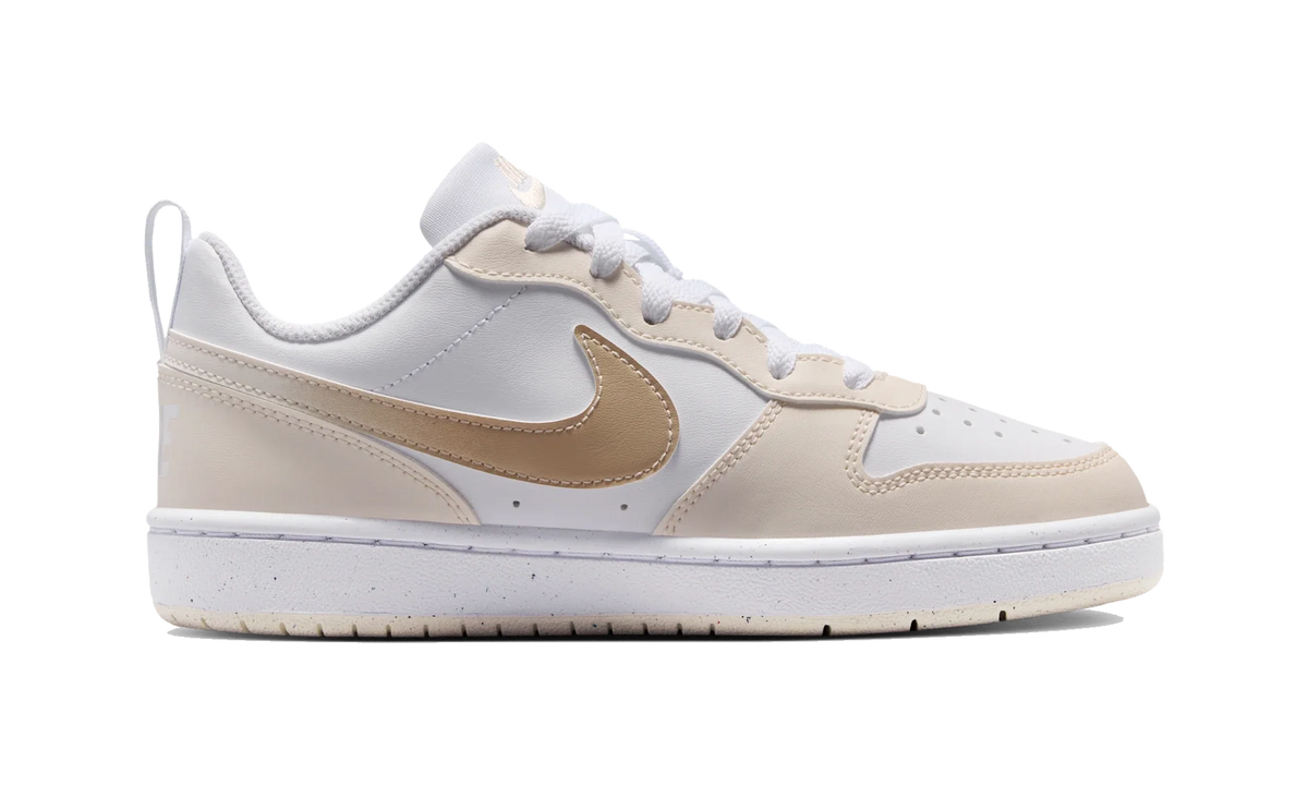 Overkicks - Nike Court Borough Low White Chalk Shimmer (GS) (IR5462-100) - imagen 4