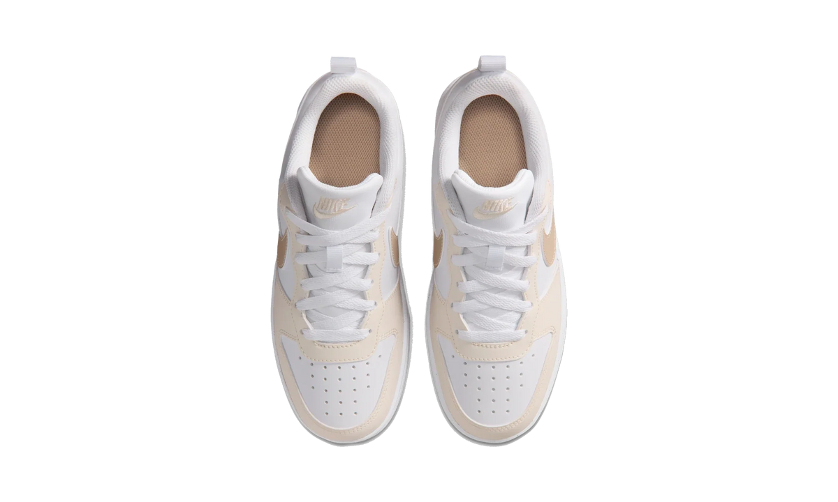 Overkicks - Nike Court Borough Low White Chalk Shimmer (GS) (IR5462-100) - imagen 5