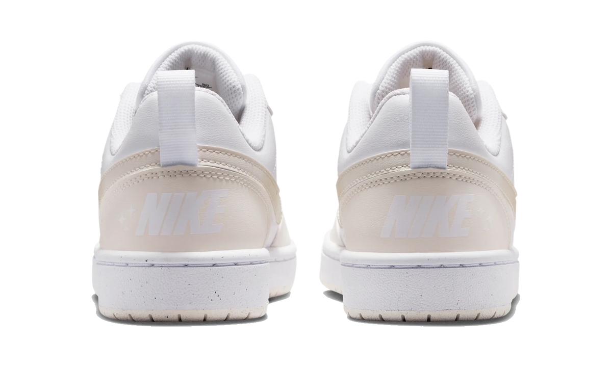 Overkicks - Nike Court Borough Low White Chalk Shimmer (GS) (IR5462-100) - imagen 6