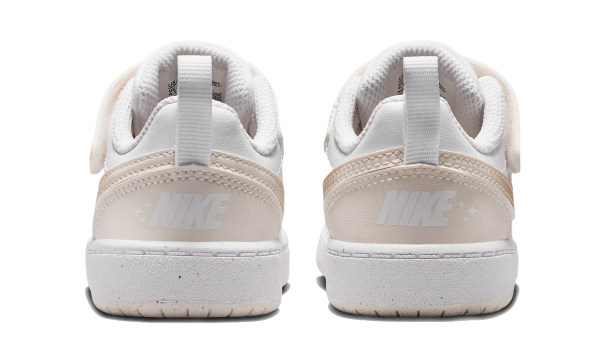 Overkicks - Nike Court Borough Low White Chalk Shimmer (TD) (IR5461-100) - imagen 6