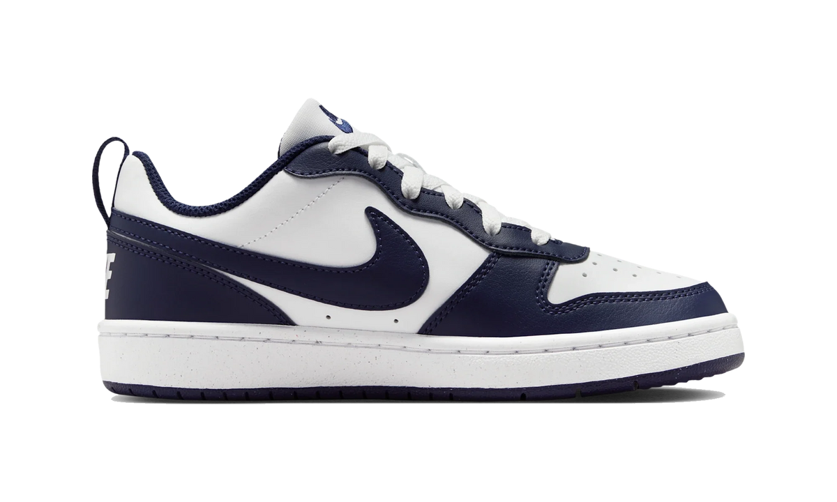 Overkicks - Nike Court Borough Low White Midnight Navy (GS) (IQ2722-100) - imagen 4
