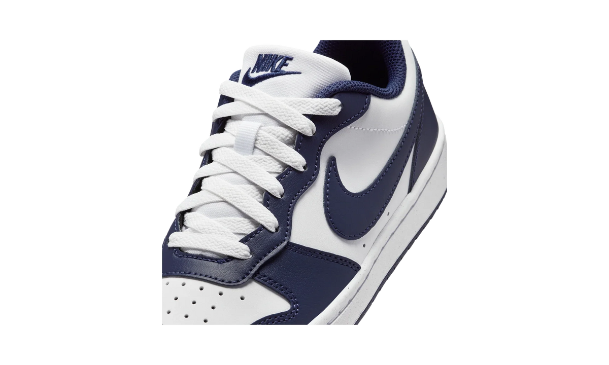Overkicks - Nike Court Borough Low White Midnight Navy (GS) (IQ2722-100) - imagen 7