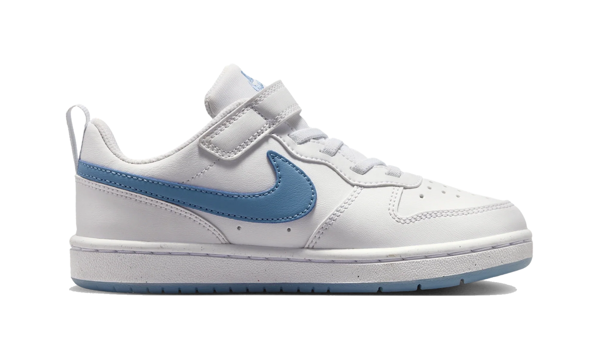 Overkicks - Nike Court Borough Low White Work Blue (PS) (IR3999-100) - imagen 4