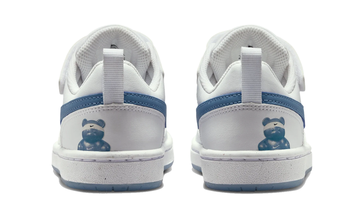 Overkicks - Nike Court Borough Low White Work Blue (PS) (IR3999-100) - imagen 6