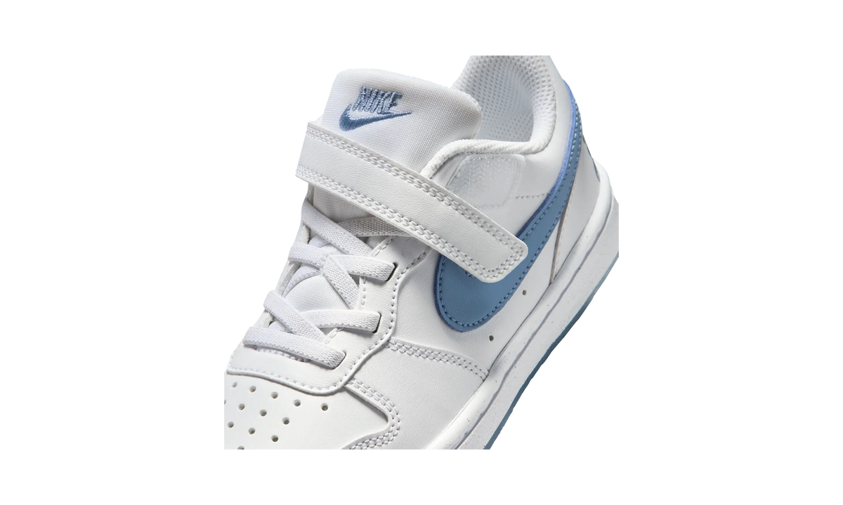 Overkicks - Nike Court Borough Low White Work Blue (PS) (IR3999-100) - imagen 7