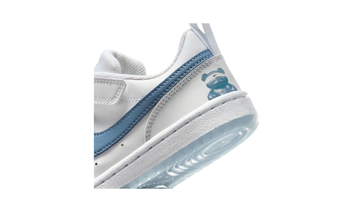 Overkicks - Nike Court Borough Low White Work Blue (PS) (IR3999-100) - imagen 8