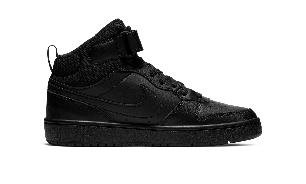 Overkicks - Nike Court Borough Mid 2 Black (GS) (CD7782-001) - imagen 4