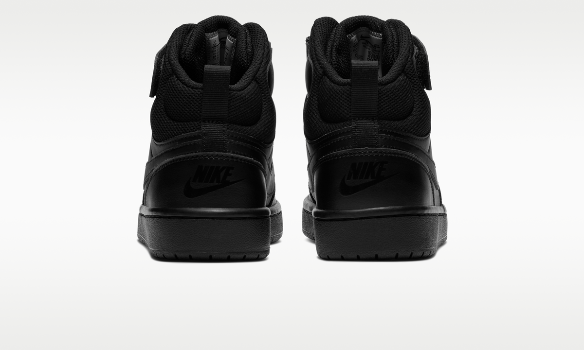 Overkicks - Nike Court Borough Mid 2 Black (GS) (CD7782-001) - imagen 6