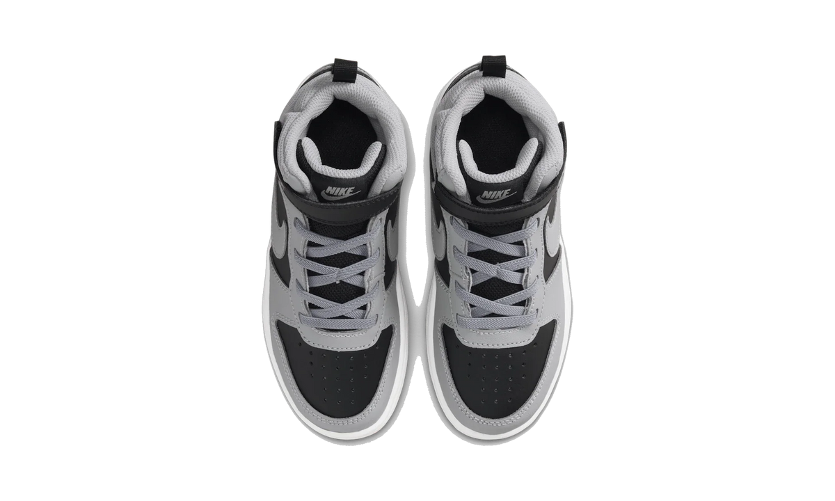 Overkicks - Nike Court Borough Mid 2 Black Light Smoke Grey Gum (PS) (CD7783-016) - imagen 5