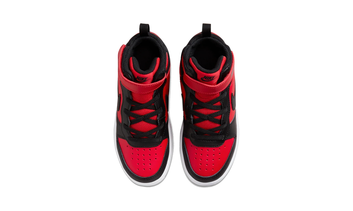 Overkicks - Nike Court Borough Mid 2 Black University Red (PS) (CD7783-602) - imagen 5
