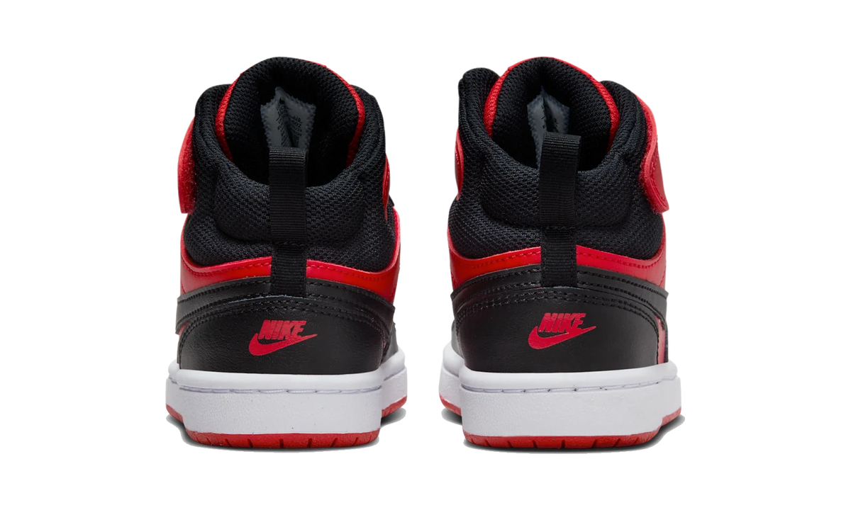 Overkicks - Nike Court Borough Mid 2 Black University Red (PS) (CD7783-602) - imagen 6