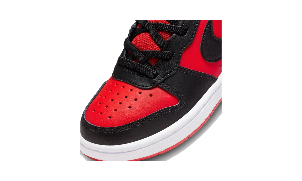 Overkicks - Nike Court Borough Mid 2 Black University Red (PS) (CD7783-602) - imagen 7