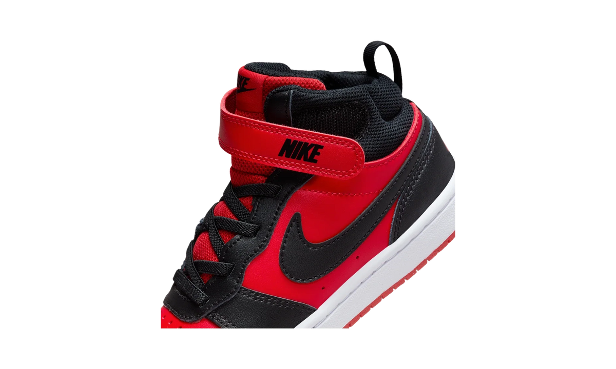 Overkicks - Nike Court Borough Mid 2 Black University Red (PS) (CD7783-602) - imagen 9