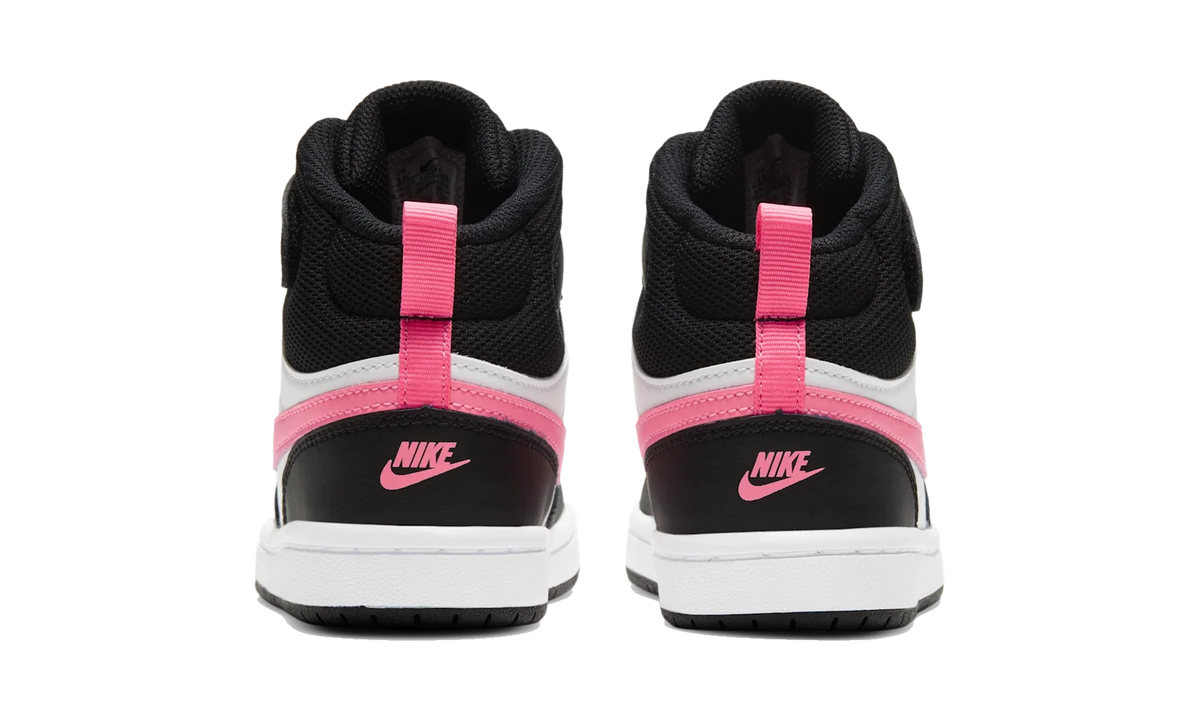 Overkicks - Nike Court Borough Mid 2 Black White Sunset Pulse (PS) (CD7783-005) - imagen 6