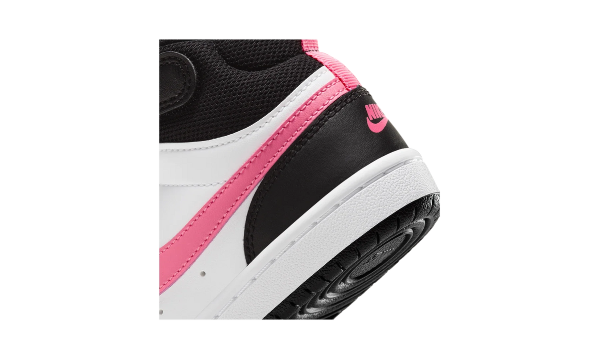 Overkicks - Nike Court Borough Mid 2 Black White Sunset Pulse (PS) (CD7783-005) - imagen 8