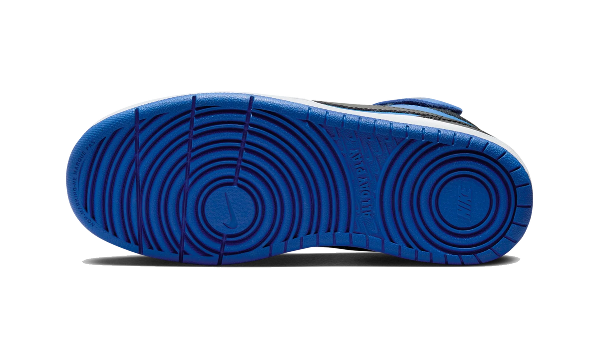 Overkicks - Nike Court Borough Mid 2 Game Royal White Black (GS) (CD7782-404) - imagen 3