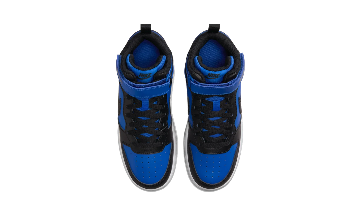 Overkicks - Nike Court Borough Mid 2 Game Royal White Black (GS) (CD7782-404) - imagen 5
