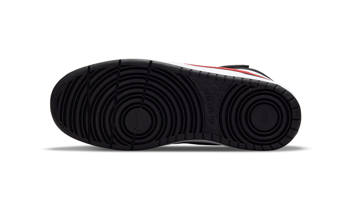 Overkicks - Nike Court Borough Mid 2 White Black University Red (GS) (DO5889-161) - imagen 3