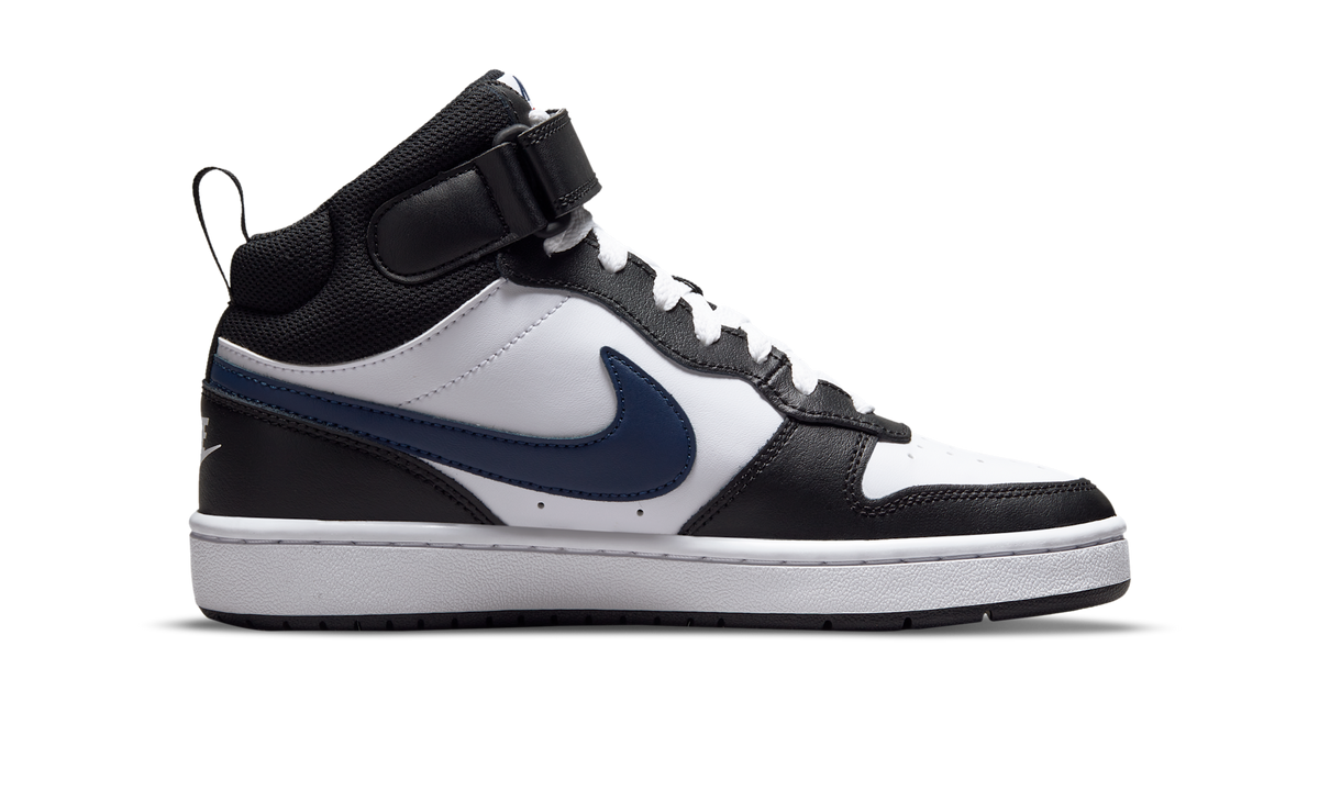 Overkicks - Nike Court Borough Mid 2 White Black University Red (GS) (DO5889-161) - imagen 4