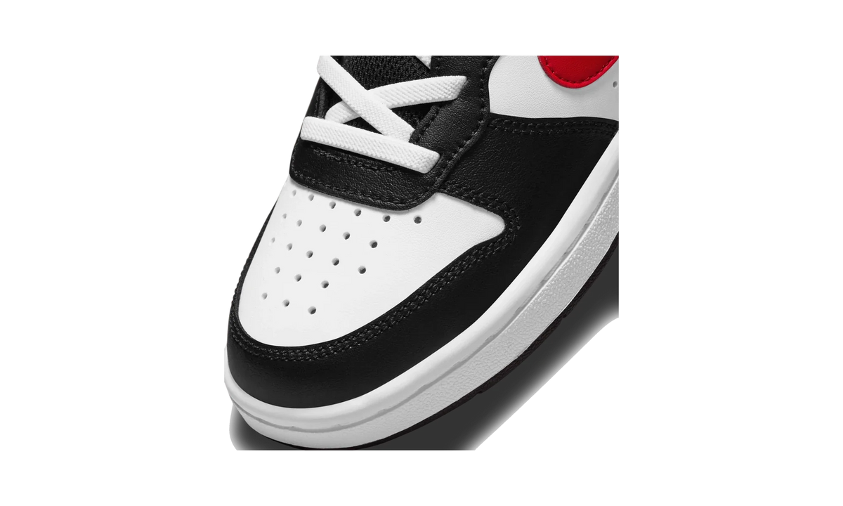 Overkicks - Nike Court Borough Mid 2 White Black University Red (PS) (DO5891-161) - imagen 7
