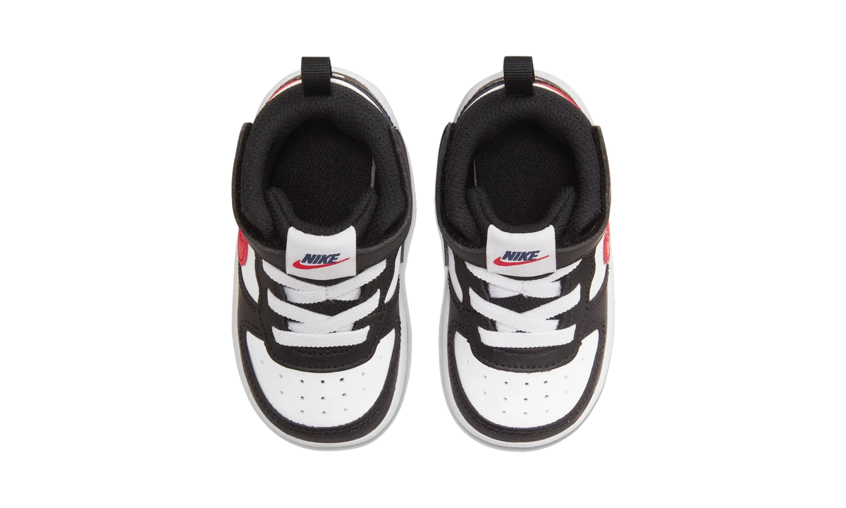 Overkicks - Nike Court Borough Mid 2 White Black University Red (TD) (DO5894-161) - imagen 5